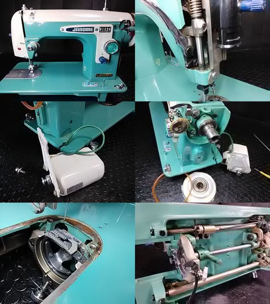 ジャノメsewing machine tokyo670型の修理